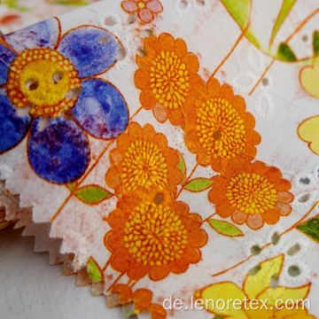Baumwollgewebe Popeline Blume gedruckt Schneidwerkstoff Stickstoff